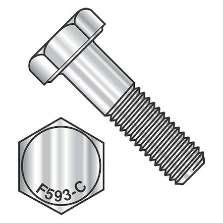 Usa Industrials 18-8, 3/4"-10 Hex Head Cap Screw, Plain Stainless Steel, 8 in L BULK-BOLT-2657